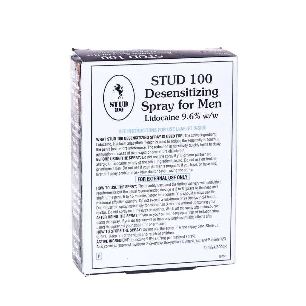 Buy STUD 100 Desensitizing Spray For Men 12g AKtive Pharmacy